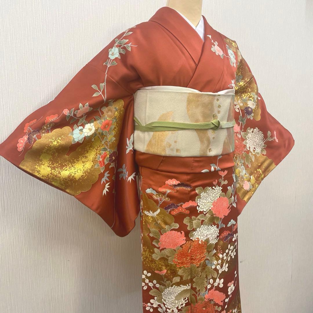 梅乃【167】正絹　訪問着　フルセット　上質　美品　古典　豪華