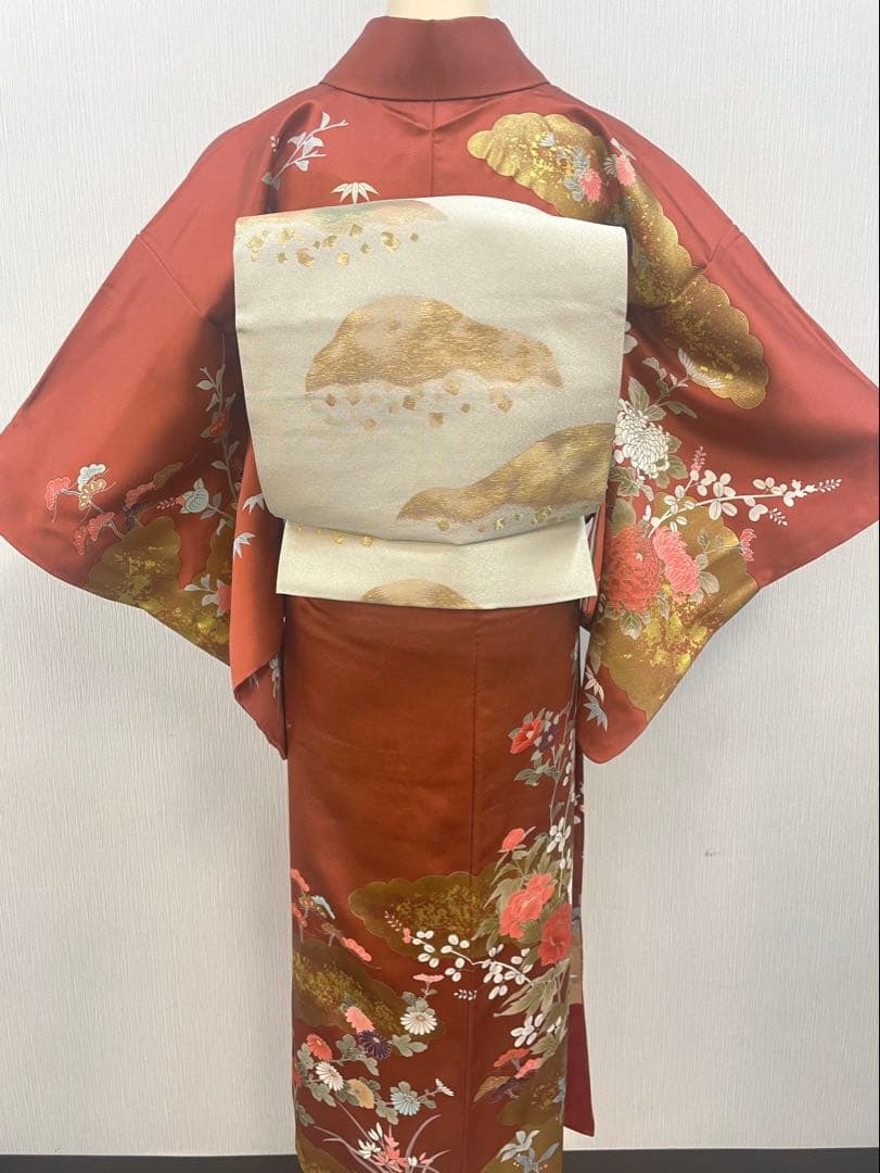 梅乃【167】正絹　訪問着　フルセット　上質　美品　古典　豪華