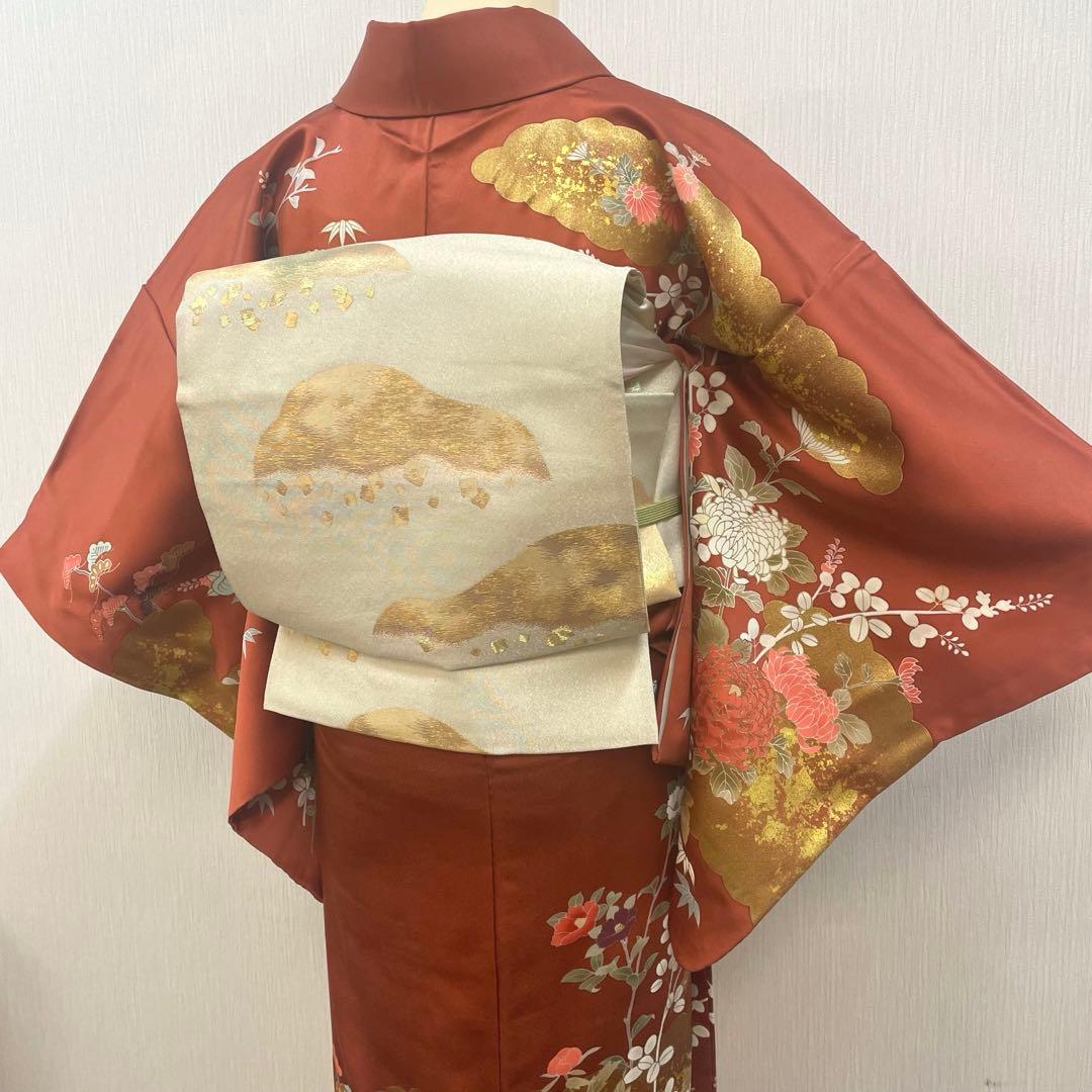 梅乃【167】正絹　訪問着　フルセット　上質　美品　古典　豪華