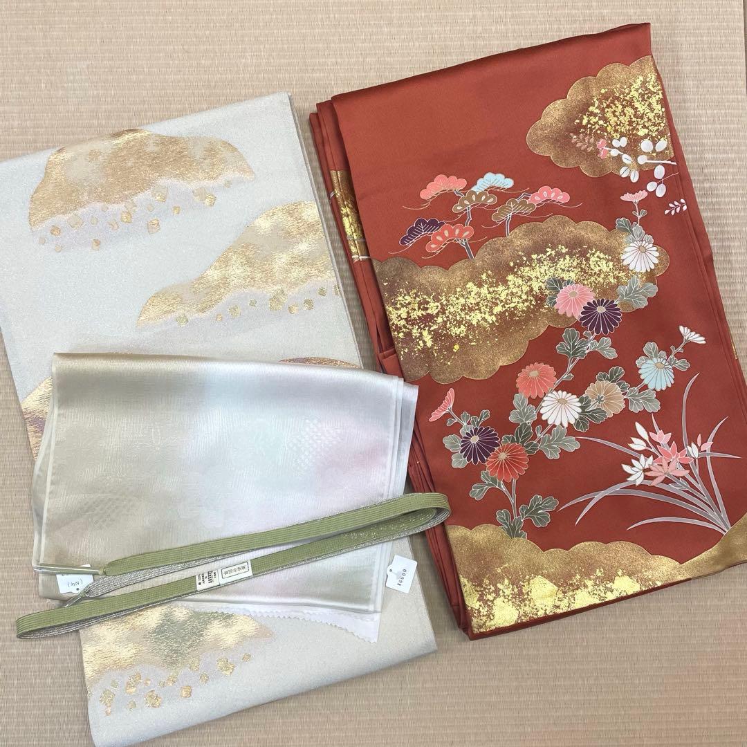 梅乃【167】正絹　訪問着　フルセット　上質　美品　古典　豪華