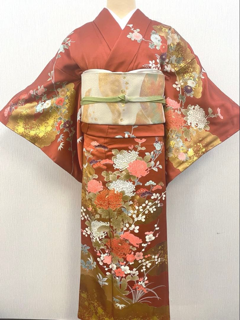 梅乃【167】正絹　訪問着　フルセット　上質　美品　古典　豪華