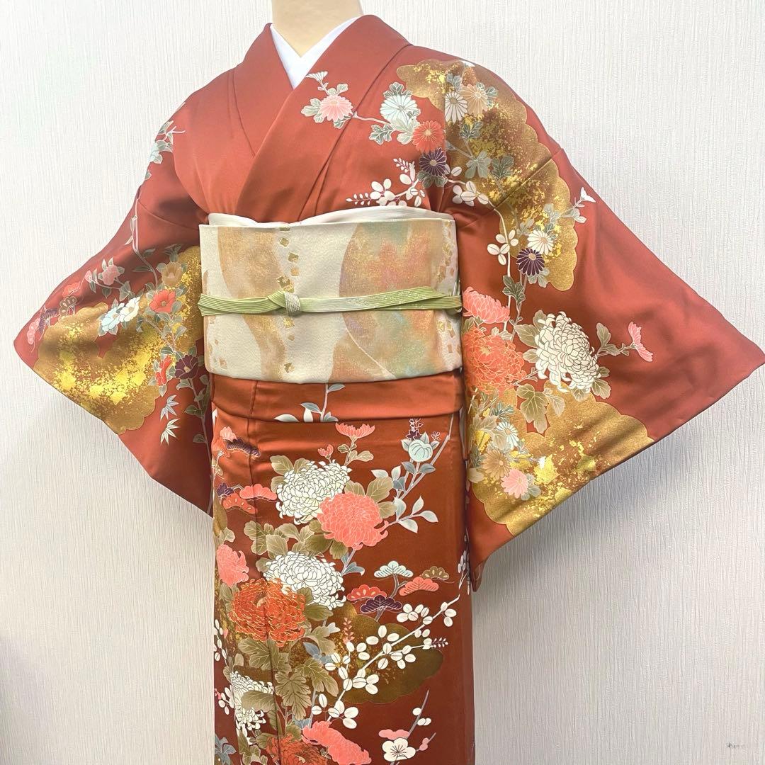 梅乃【167】正絹　訪問着　フルセット　上質　美品　古典　豪華