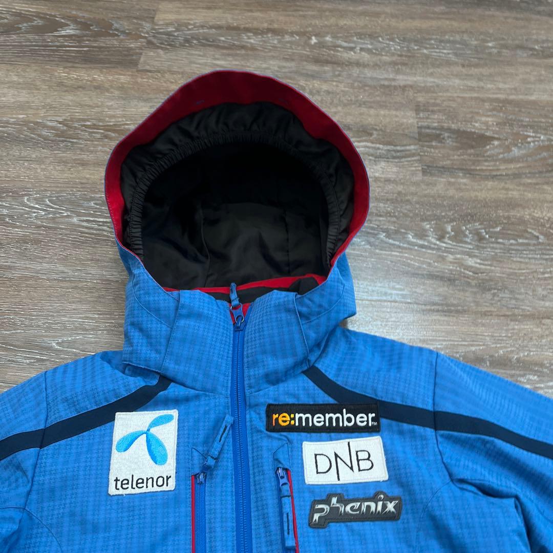 フェニックス 130 男の子　スキーウェア　青　ブルー　セットアップ