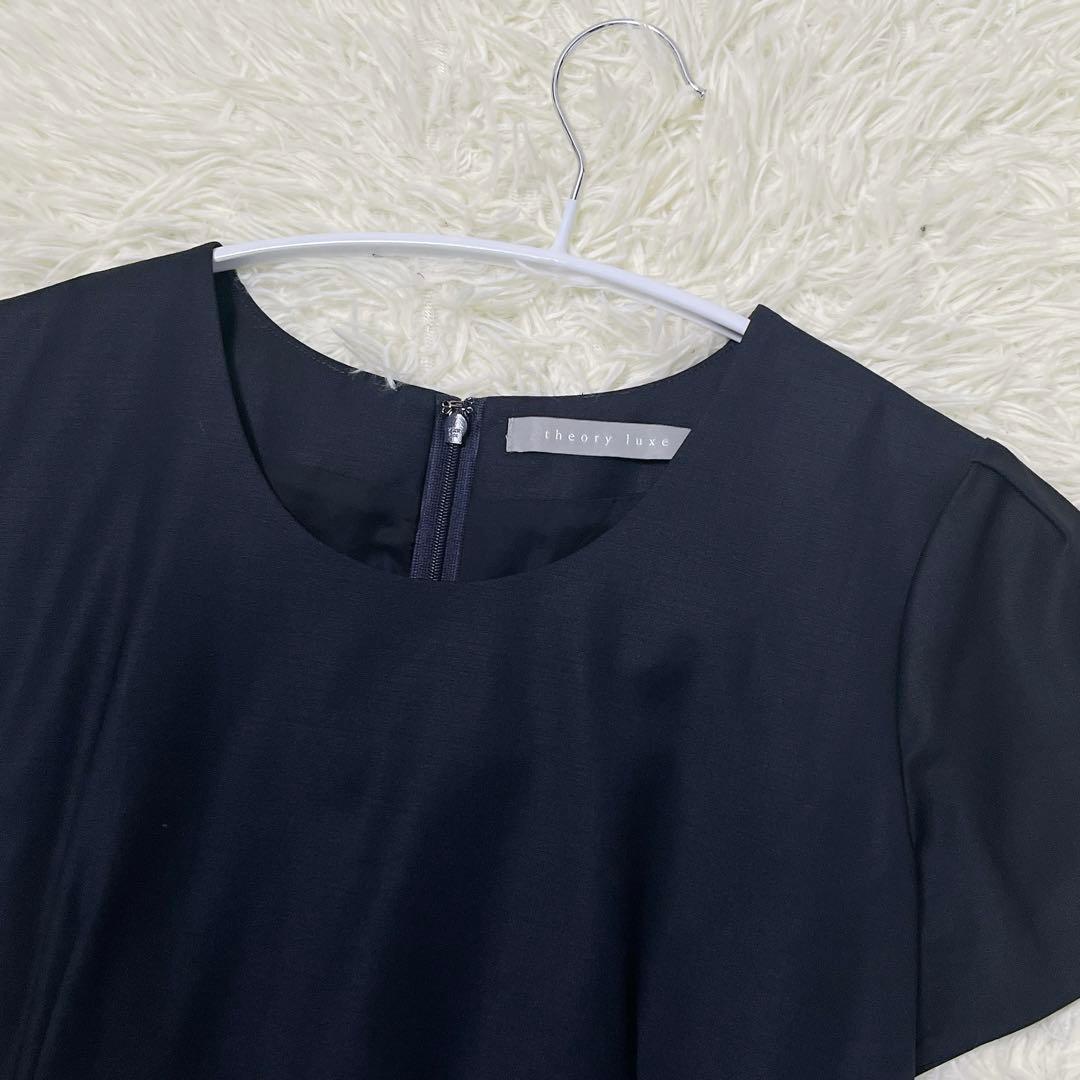 【美品】theory luxe　executive セットアップ ワンピース 紺