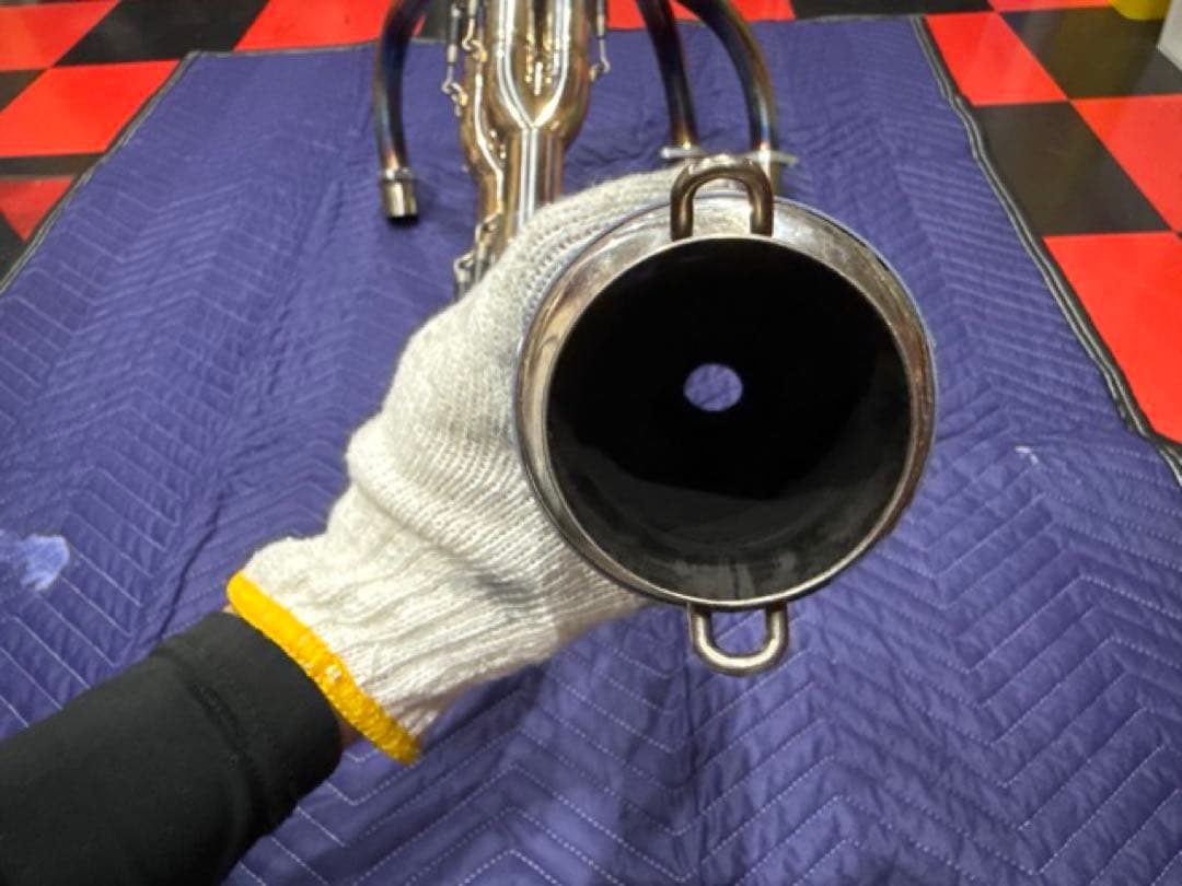 CBX400F CBX550F サタケ　ステンレス　手曲げ　Φ42.7