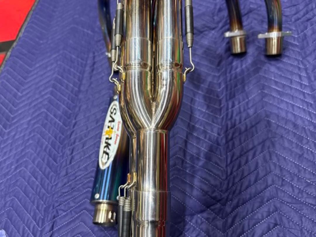 CBX400F CBX550F サタケ　ステンレス　手曲げ　Φ42.7