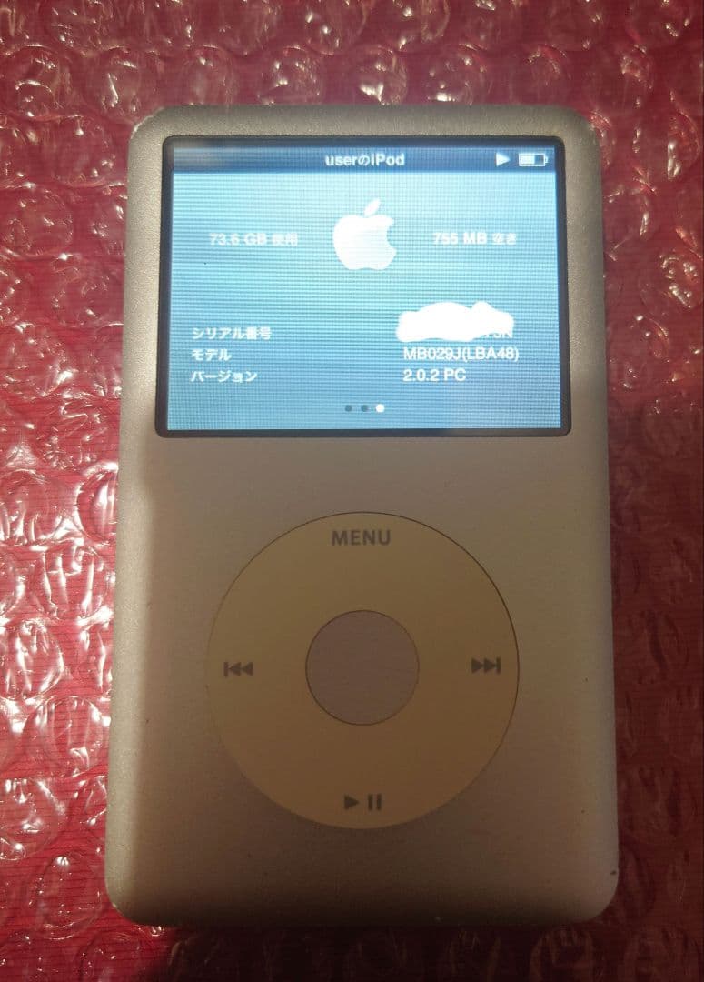 【LBA48カスタマイズ】iPod classic 80GB MB029J