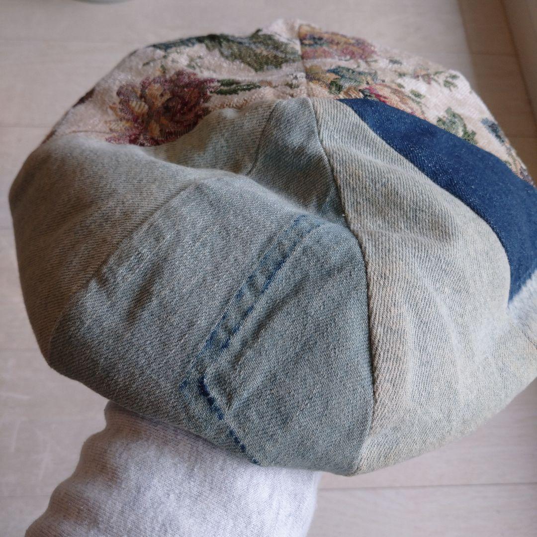 KAPITAL　ゴブラン織りデニム ベレー帽