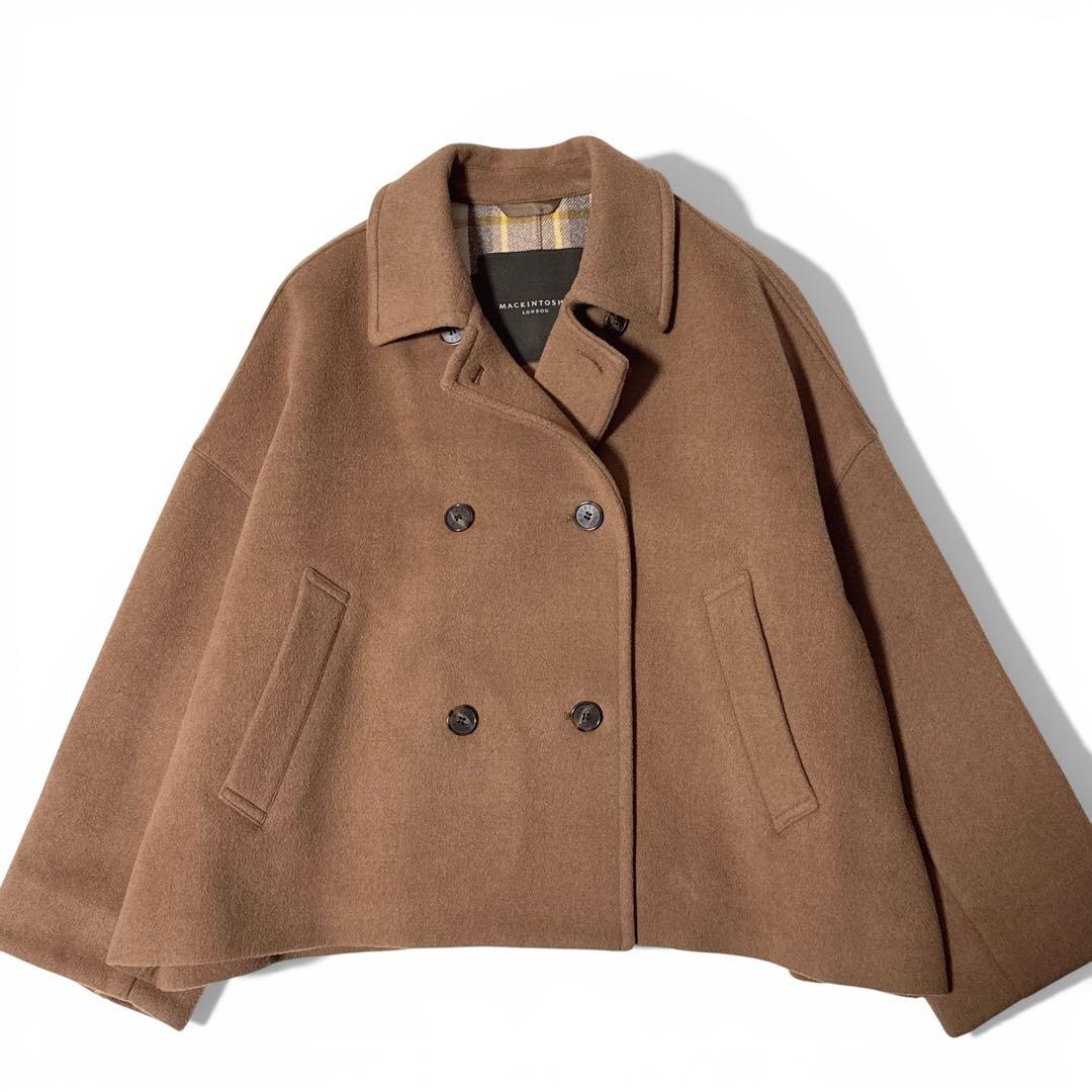 極美品✨️24AW　定価11万　マッキントッシュ　FYVIE チェックウールコート