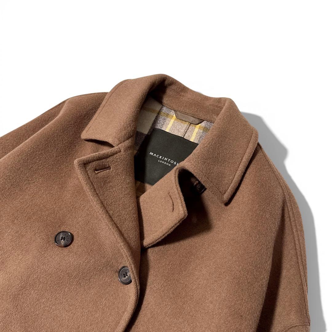 極美品✨️24AW　定価11万　マッキントッシュ　FYVIE チェックウールコート