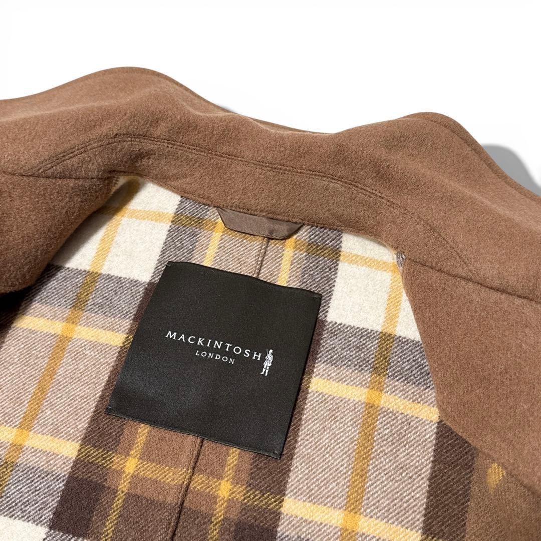 極美品✨️24AW　定価11万　マッキントッシュ　FYVIE チェックウールコート