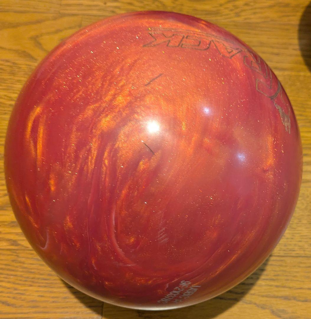 TRACK HEAT ボウリングボール 赤/オレンジ