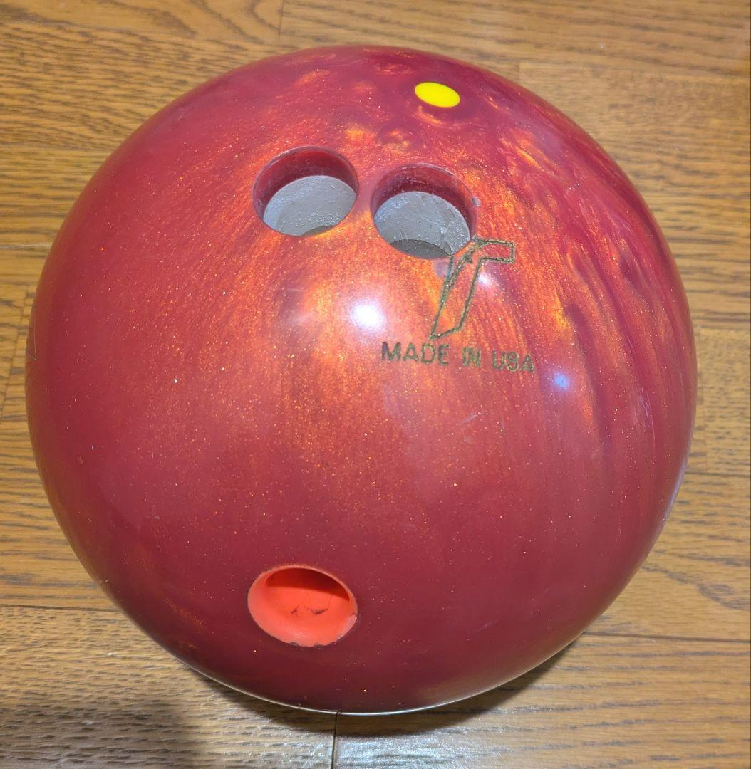 TRACK HEAT ボウリングボール 赤/オレンジ