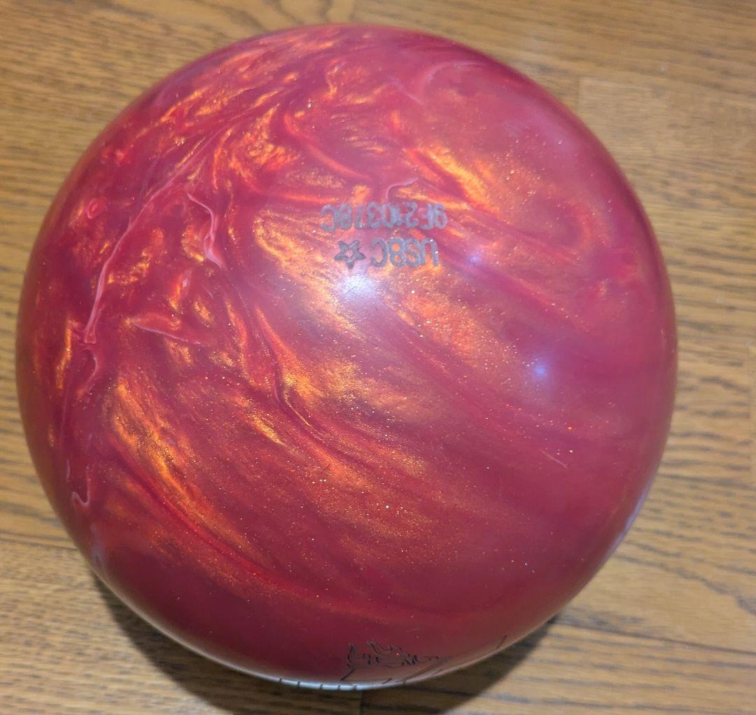 TRACK HEAT ボウリングボール 赤/オレンジ