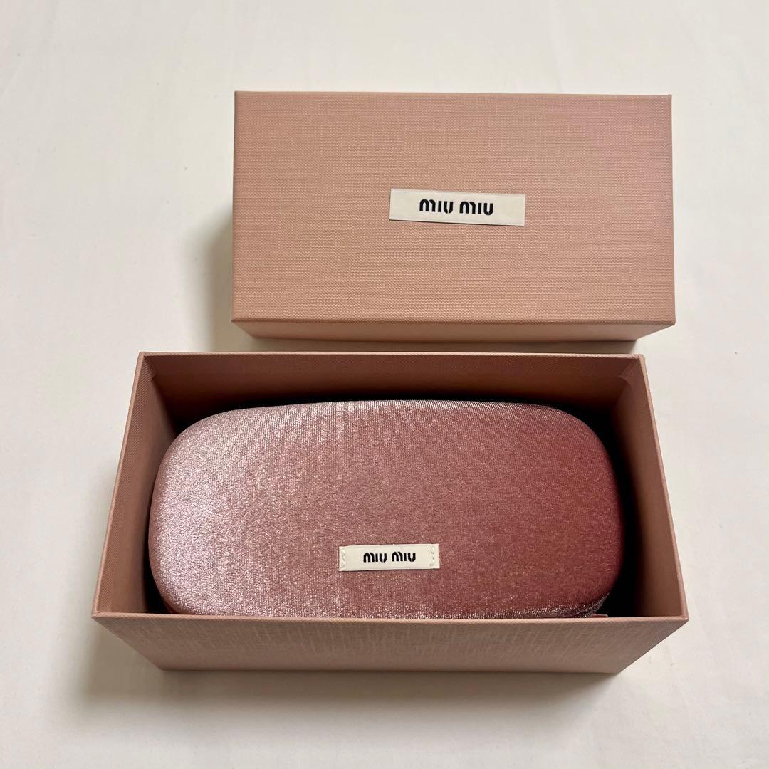 新品未使用 MIUMIU アイウェア メガネ　サングラス リムレス