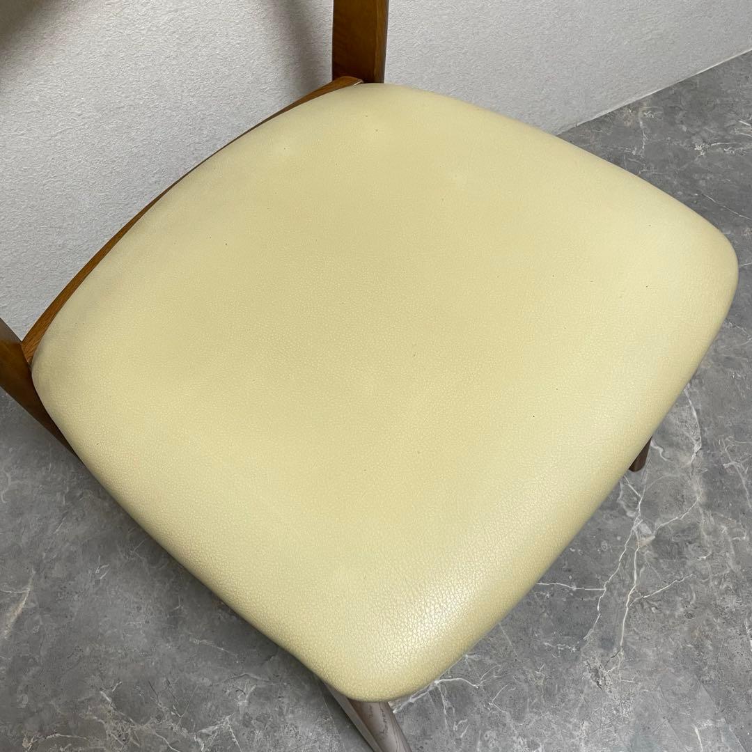 飛騨家具　シラカワムンク　ダイニングチェア　北欧モダン　オーク無垢材 ２脚セット