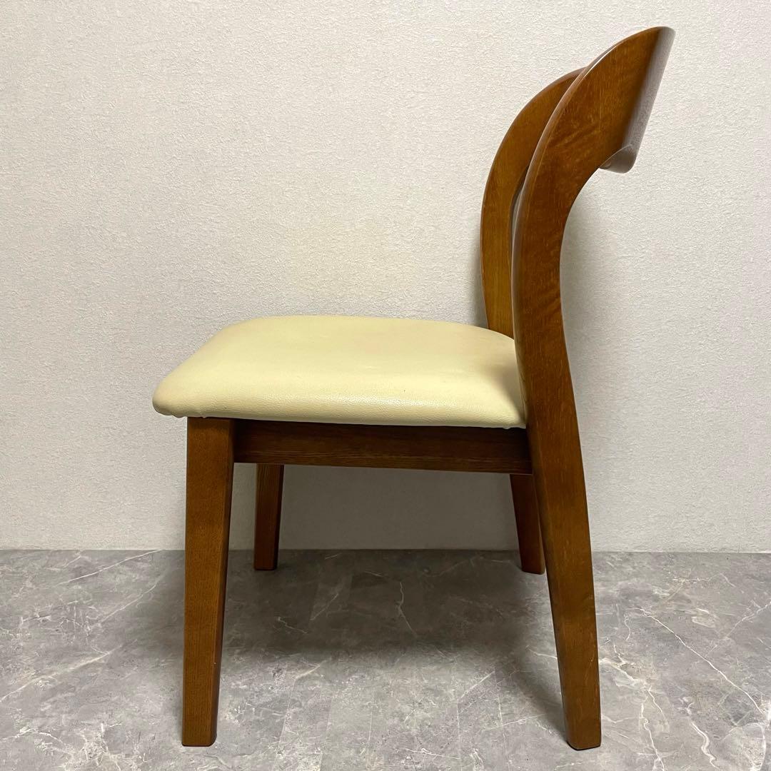 飛騨家具　シラカワムンク　ダイニングチェア　北欧モダン　オーク無垢材 ２脚セット