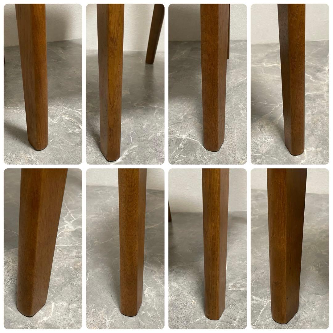 飛騨家具　シラカワムンク　ダイニングチェア　北欧モダン　オーク無垢材 ２脚セット