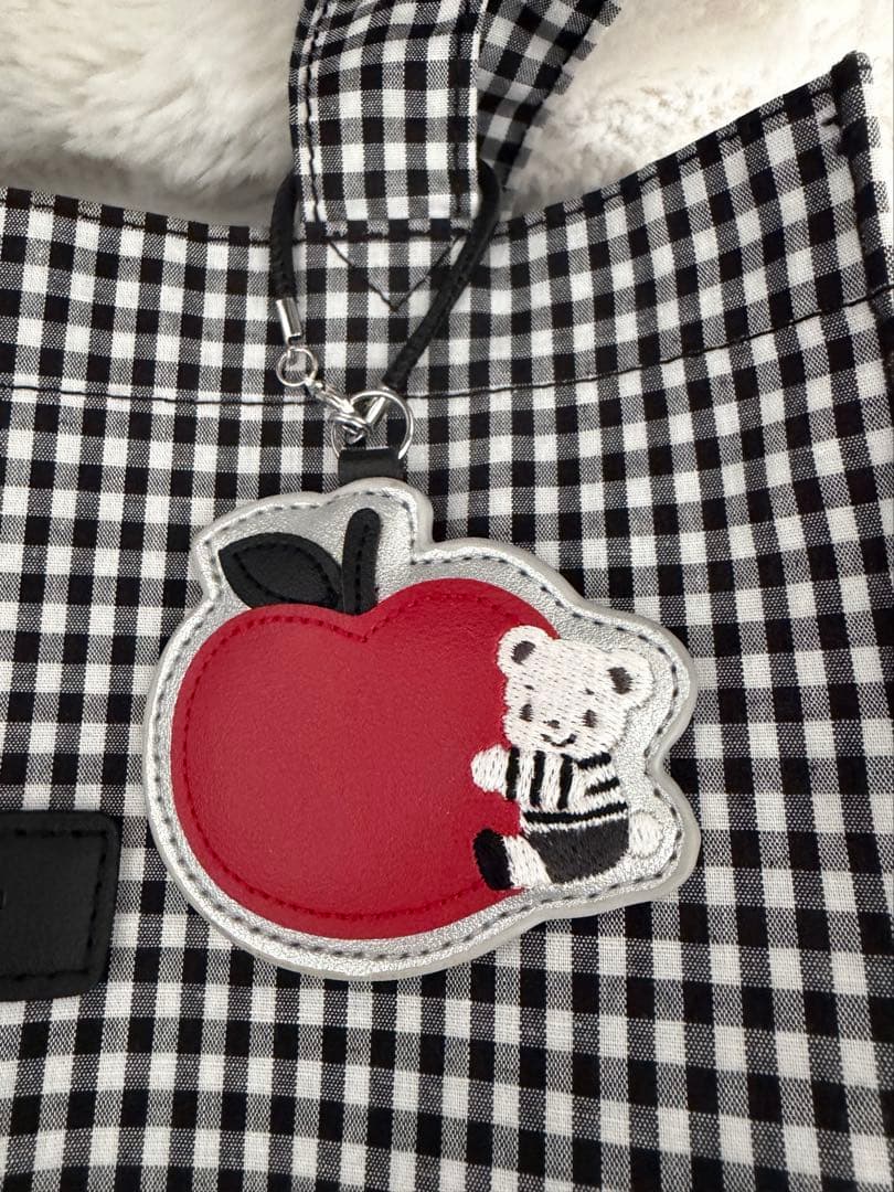 ファミリア　トートバッグ　ギンガムチェック