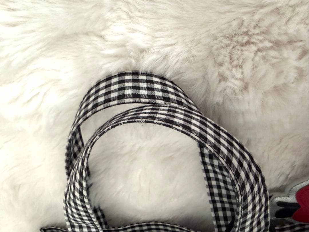 ファミリア　トートバッグ　ギンガムチェック