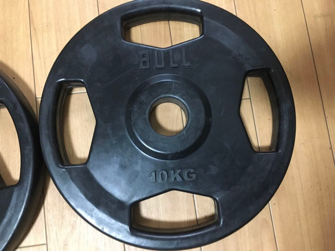 ufuku ブル オリンピックバーベルプレート穴径50mm 計 65kg