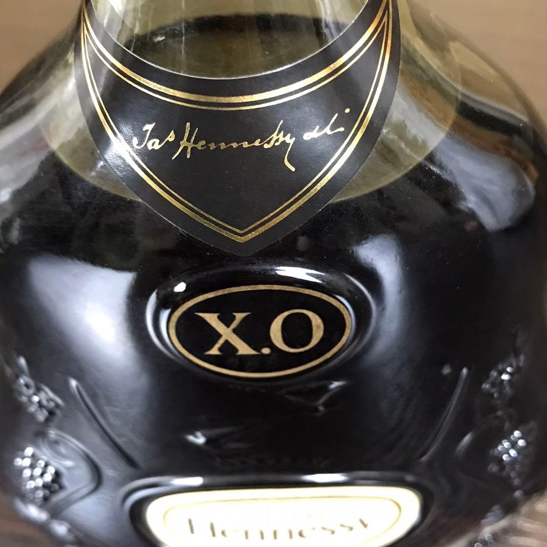 【匿名発送】HennessyヘネシーXO 金キャップ グリーンボトル　古酒
