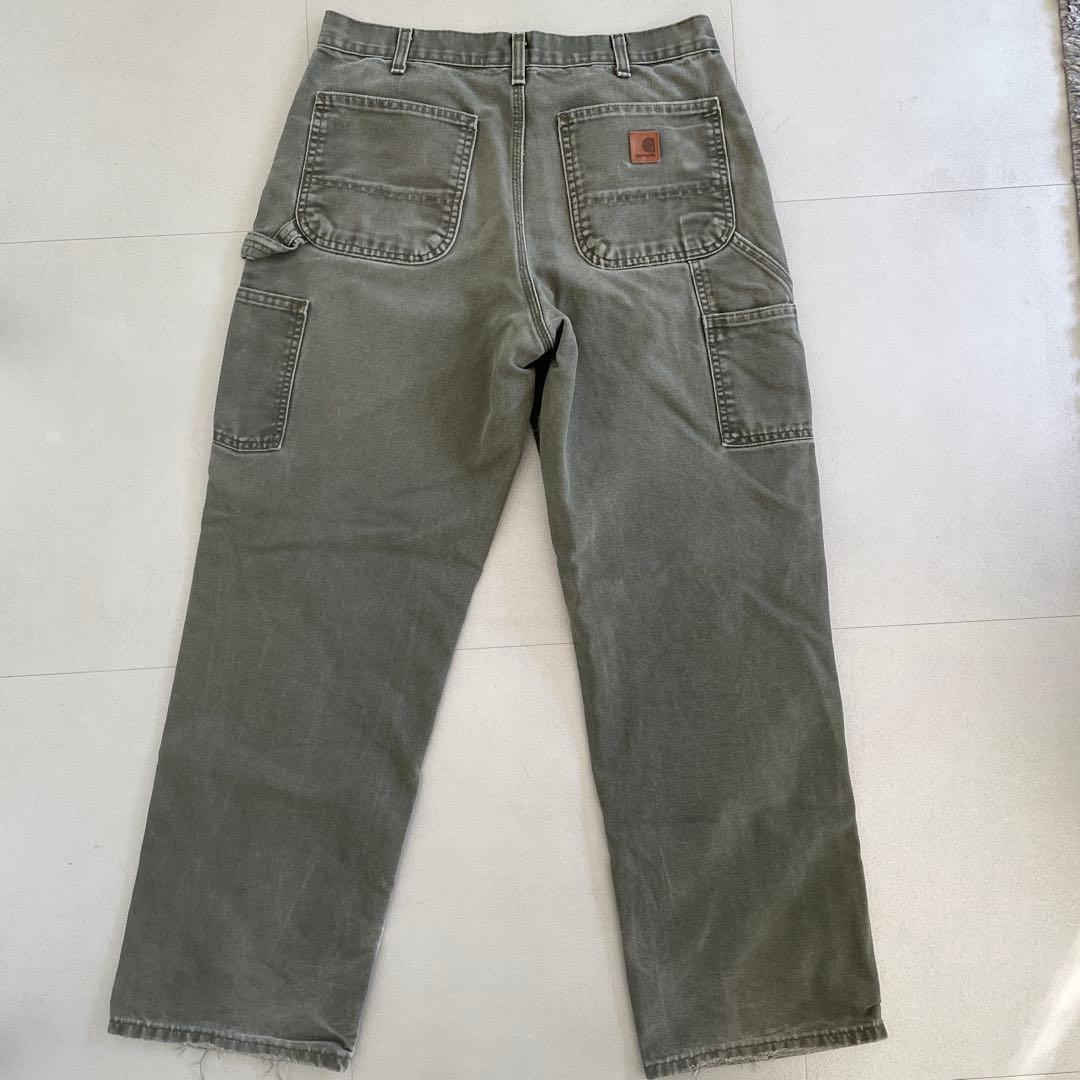 カーハート シングルニー パンツ カーキ mos 32