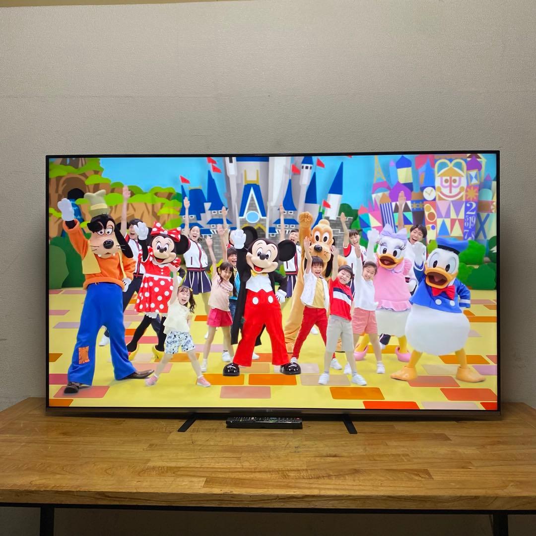 即日受渡❣️全国送料込LG 65V型 4K液晶テレビ ネット動画配信アプリ○