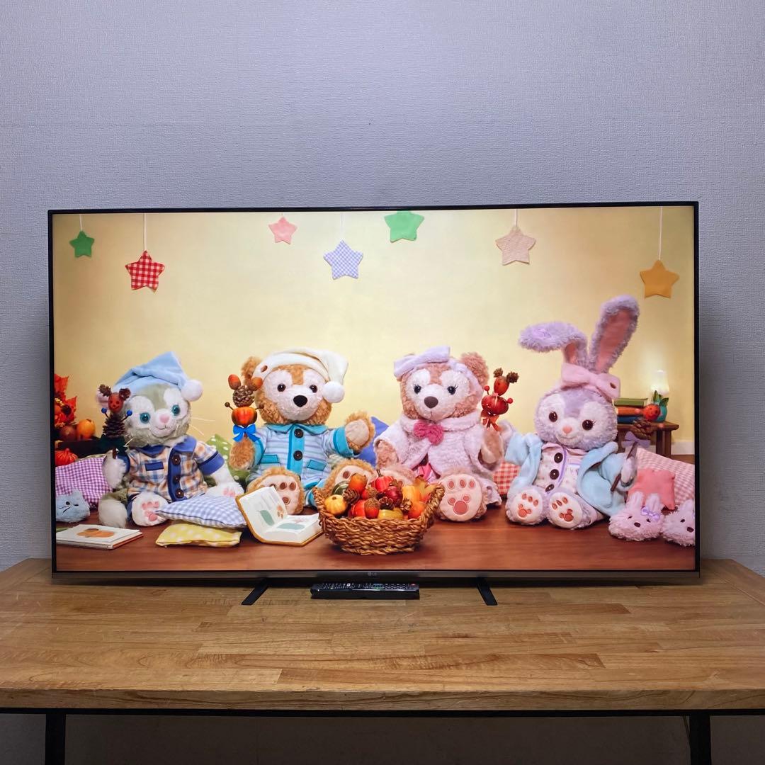 即日受渡❣️全国送料込LG 65V型 4K液晶テレビ ネット動画配信アプリ○