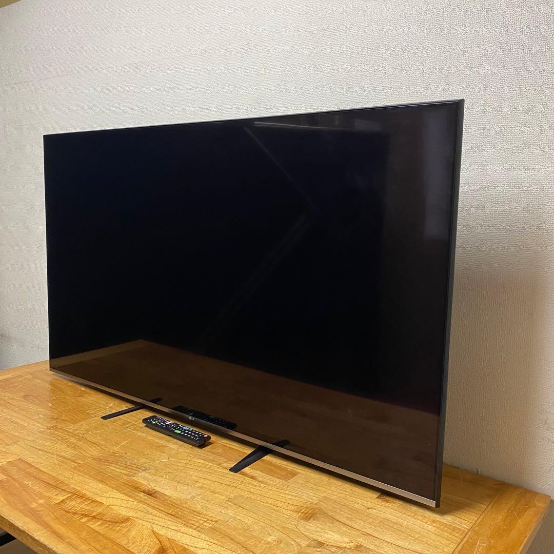 即日受渡❣️全国送料込LG 65V型 4K液晶テレビ ネット動画配信アプリ○