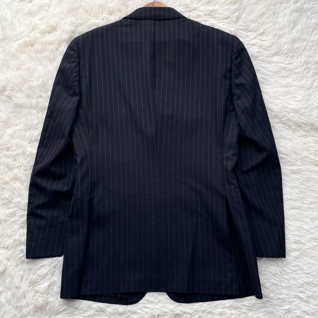 美品✨バーバリーブラックレーベル　セットアップ　3ピース　スーツ　紺　S