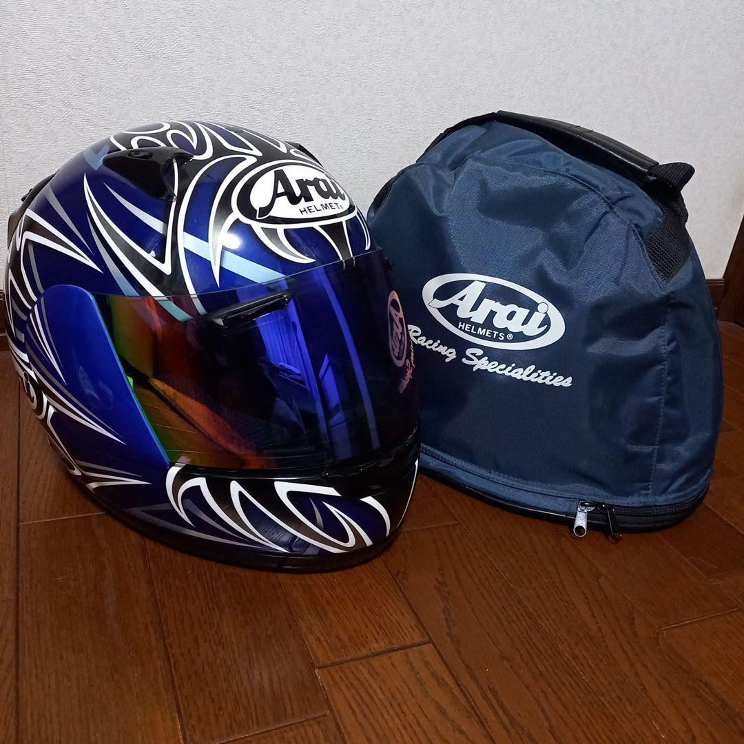 Arai フルフェイスヘルメット 青/黒/白