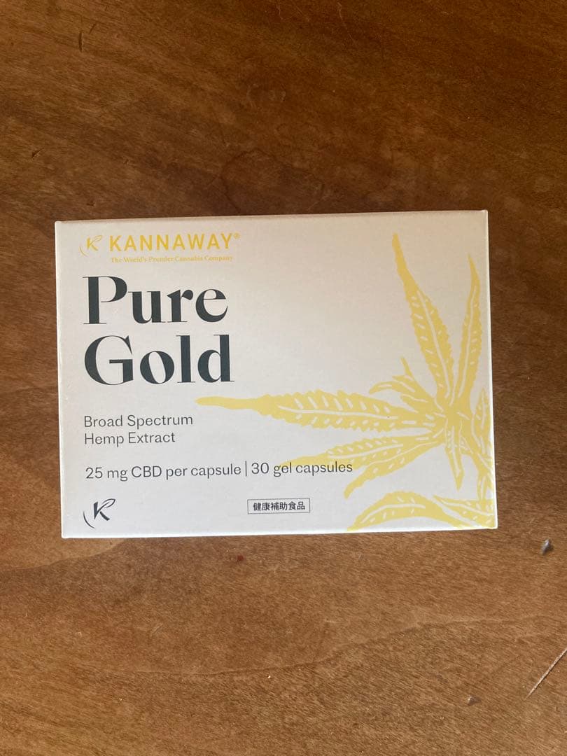 KANNAWAY Pure Gold 2000mg CBD & カプセル