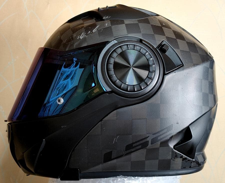 訳アリ 軽量 カーボン製 LS2 VORTEX システムヘルメット フルフェイス