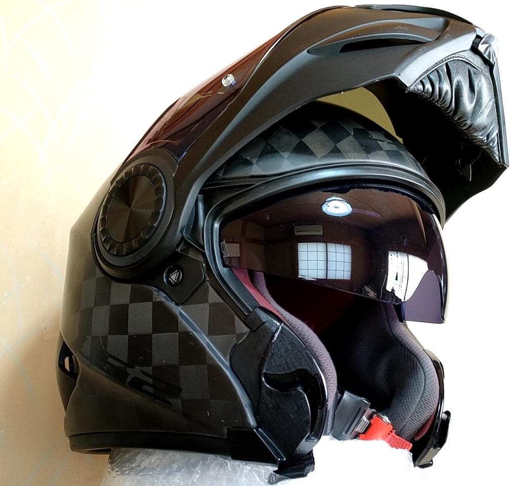 訳アリ 軽量 カーボン製 LS2 VORTEX システムヘルメット フルフェイス