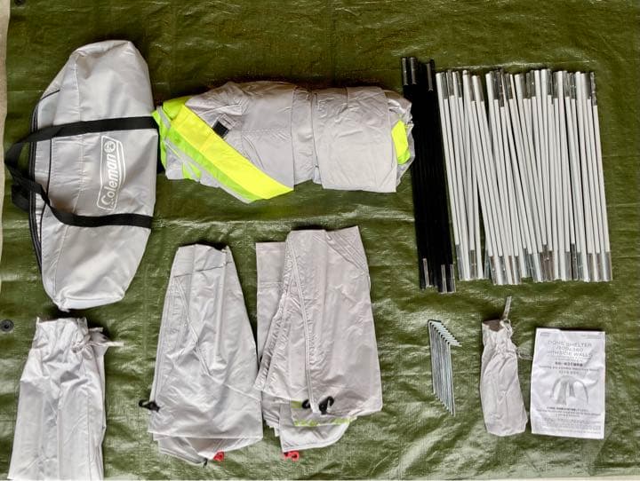 【値下げ】コールマン　シェード ドームシェルター 300サイドウォール2枚付