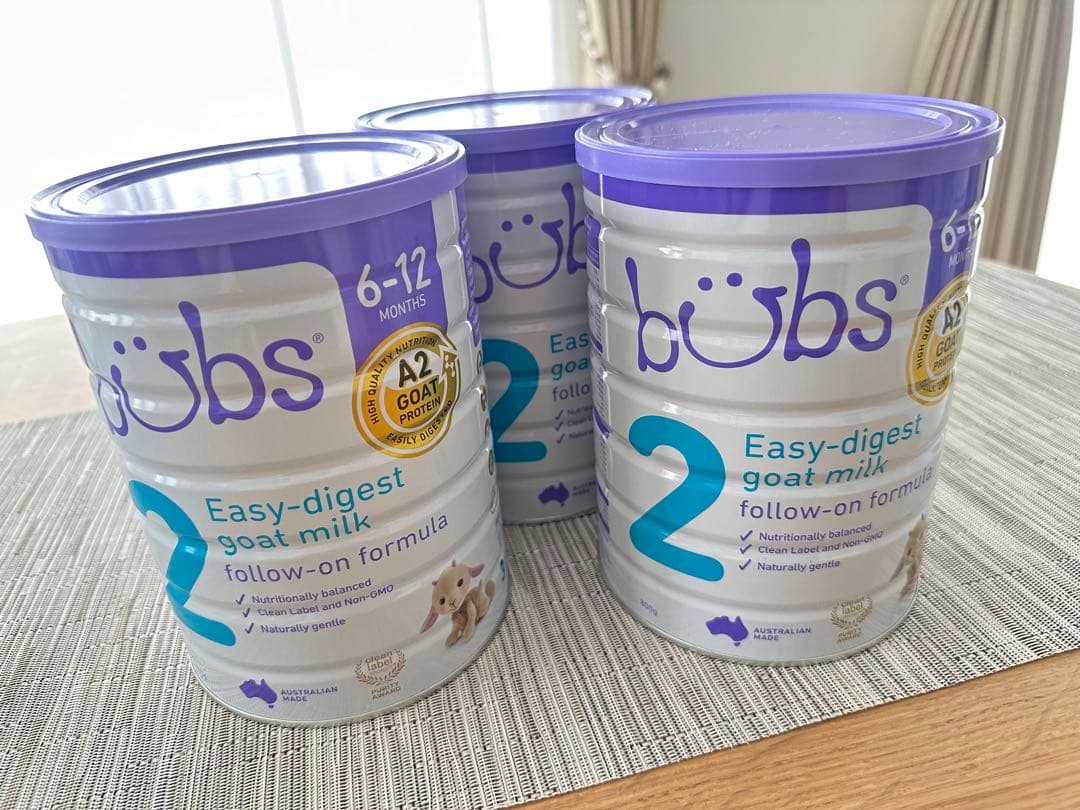 bubs バブス　ヤギミルク　３缶セット