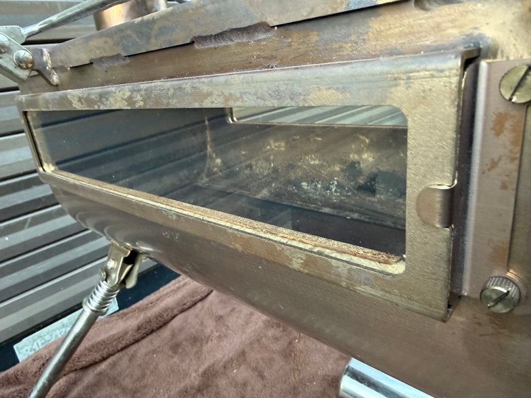 AR　テンマクデザイン　ウッドストーブ　サイドビュー　Mサイズ