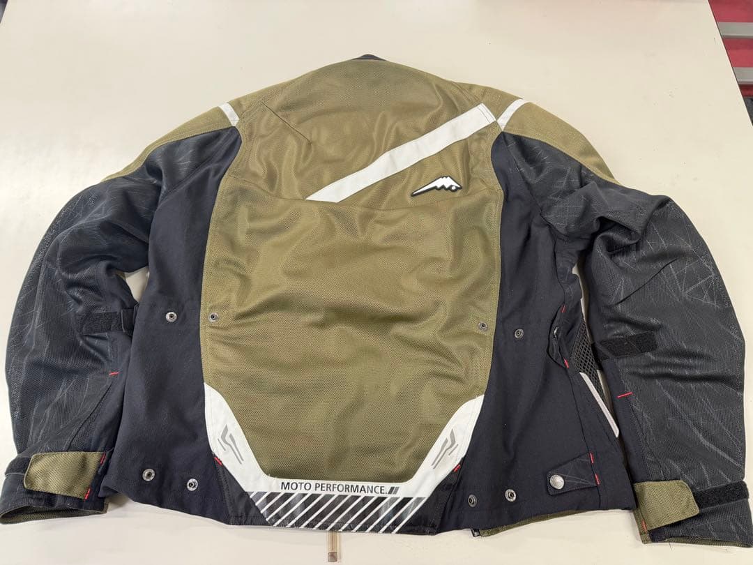 KUSHITANI メッシュジャケット L/XL オリーブ/ブラック