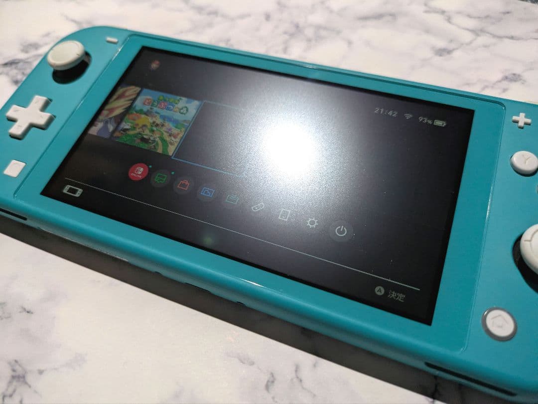 Nintendo Switch Lite ターコイズ ポーチ・クリアケース付き