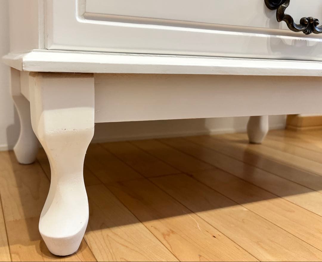 フレンチスタイル☆白家具☆5段チェスト