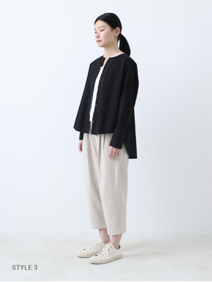 パンツ evam eva cropped pants 2