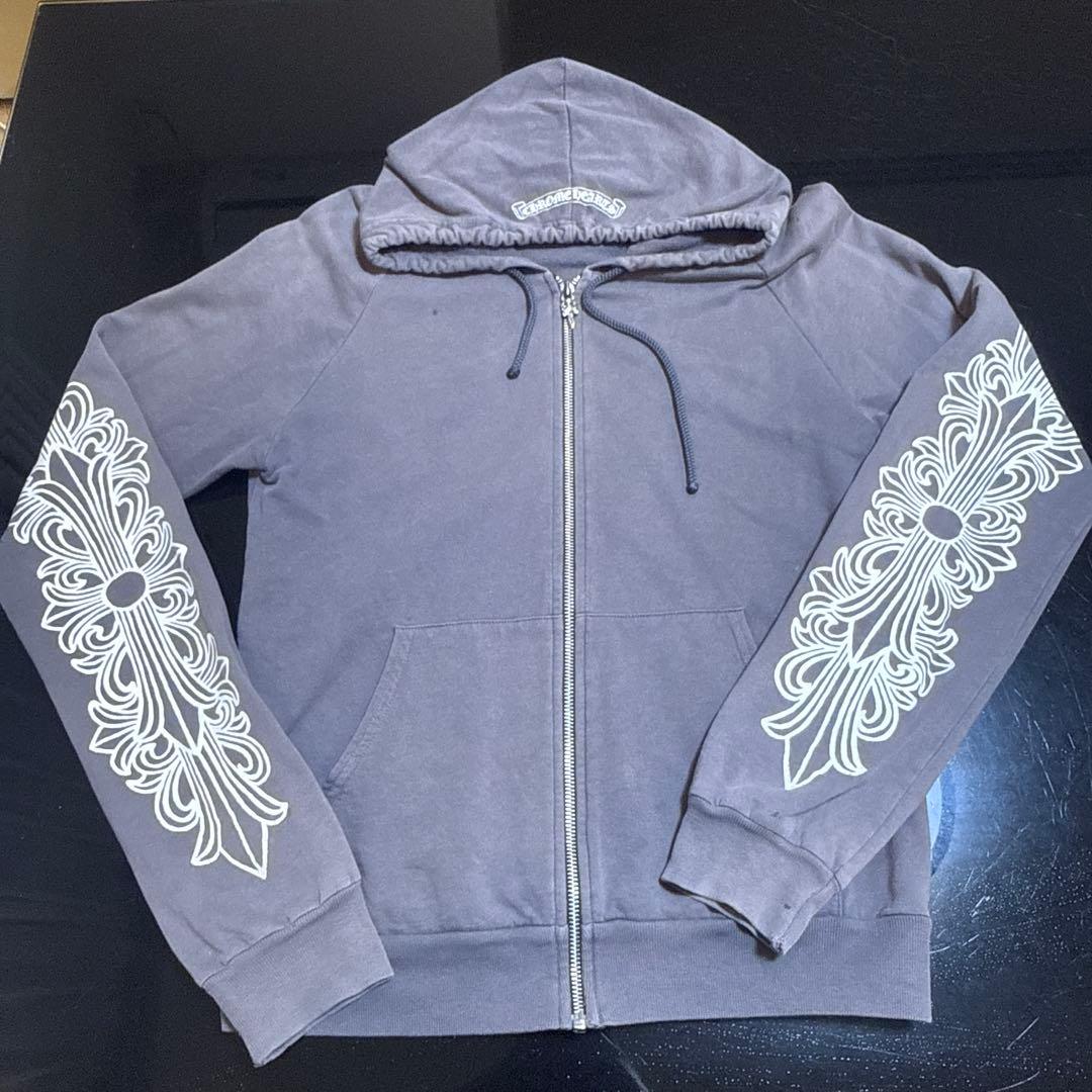 CHROME HEARTS 裏起毛グレー レア商品　即決本日のみ140000円