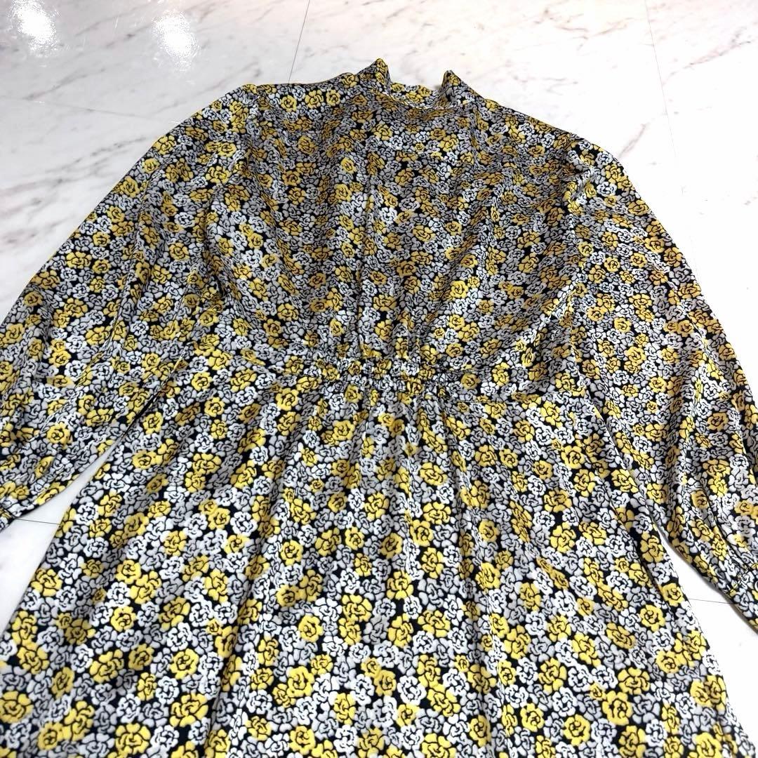 未使用✨️2024✨️完売品 アルアバイル プチフルールプリントワンピース ボウタイ