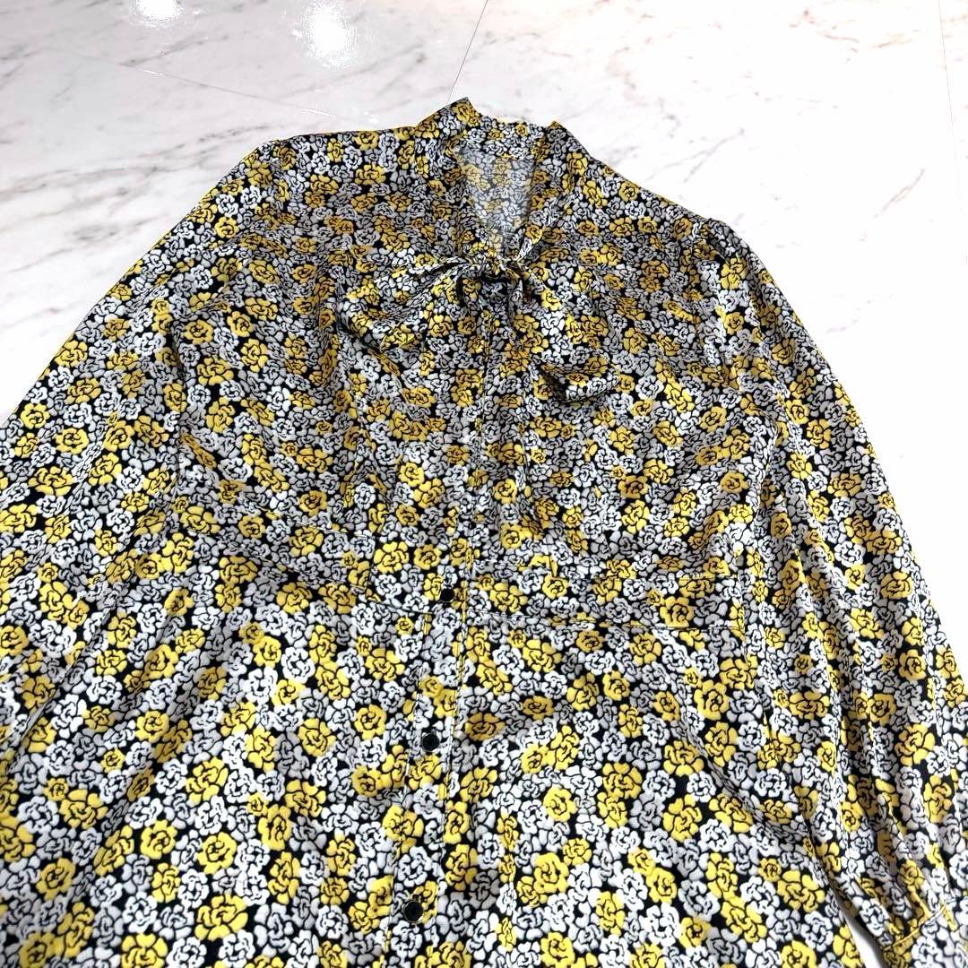 未使用✨️2024✨️完売品 アルアバイル プチフルールプリントワンピース ボウタイ