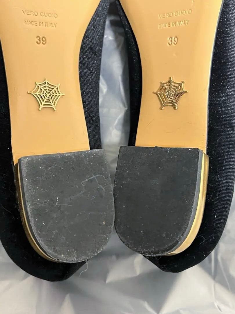 Charlotte Olympia kitty フラット パンプス 39 黒