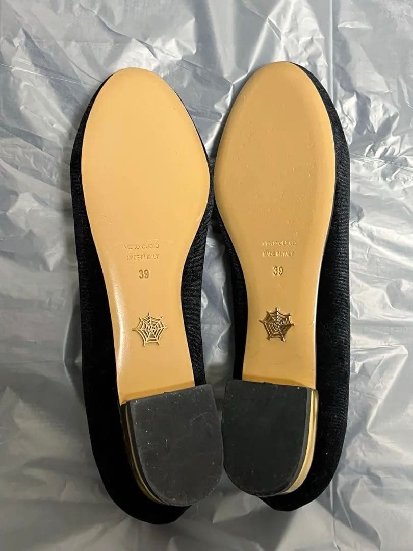 Charlotte Olympia kitty フラット パンプス 39 黒
