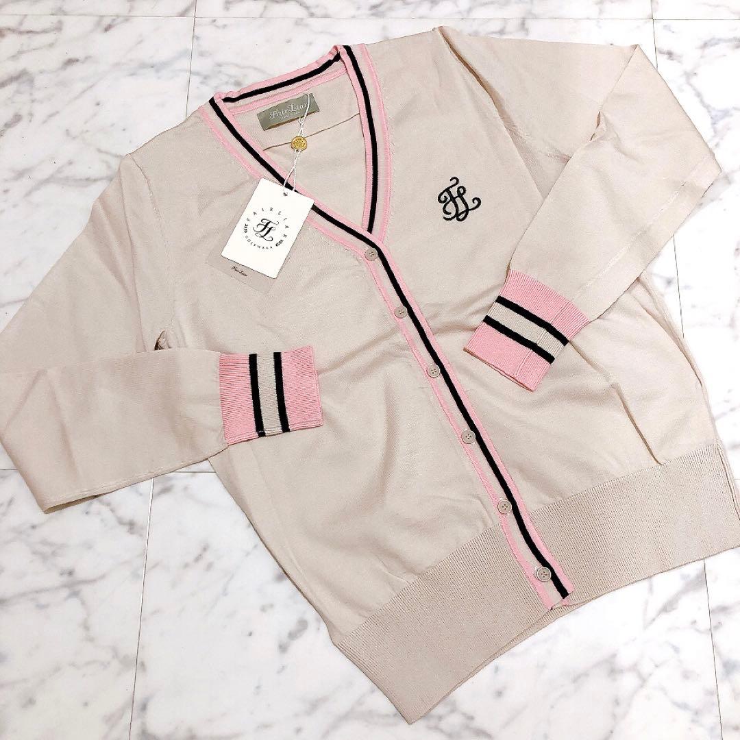 新品未使用 ゴルフ フェアライアー レディース カーディガン 長袖 Sサイズ