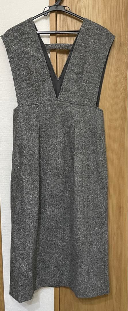 23区 シルクネップヘリンボーン オールインワン ワンピース