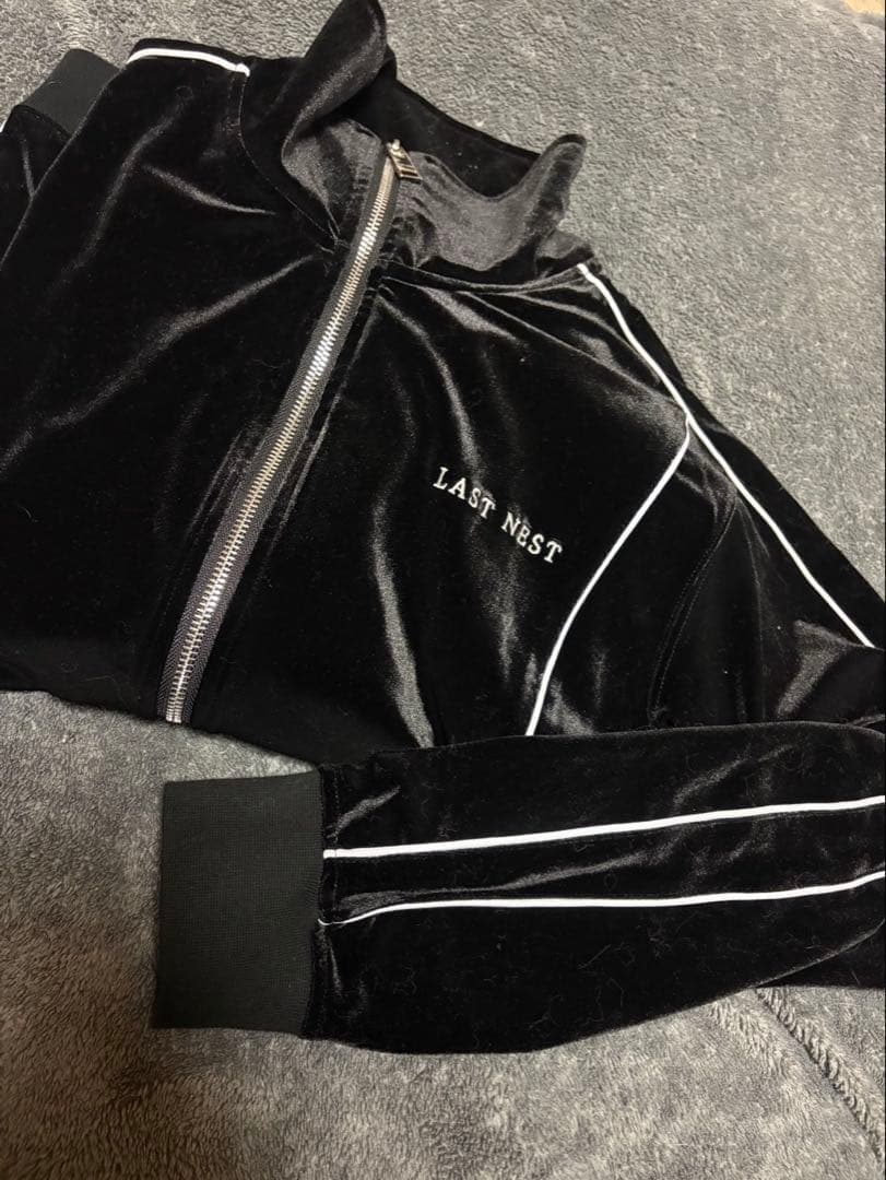 LASTNEST セットアップ ベロア black